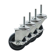 3-inch Locking Table Casters (Set of 4)